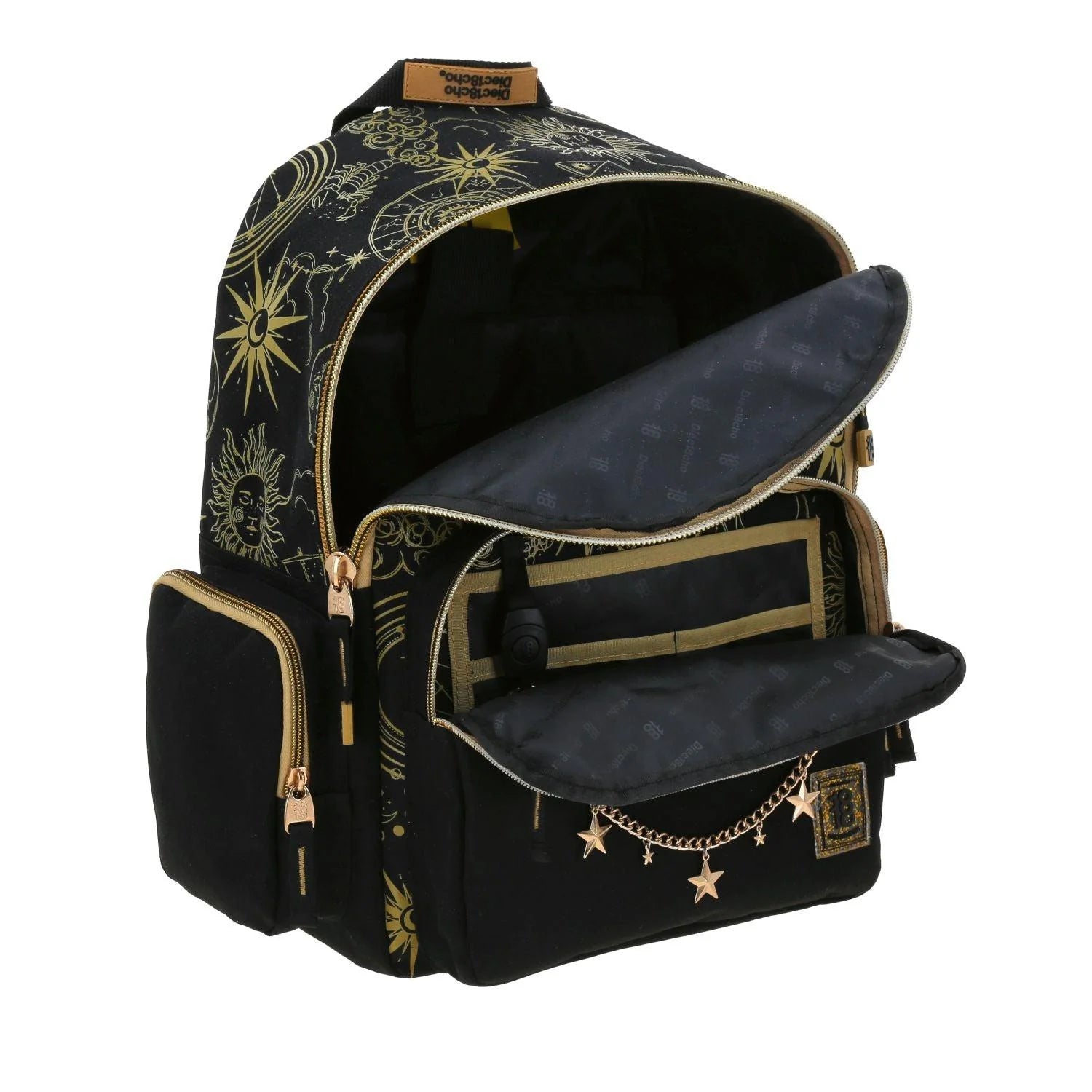 Mochila Negra Colgante Estrellas 1818 Suria