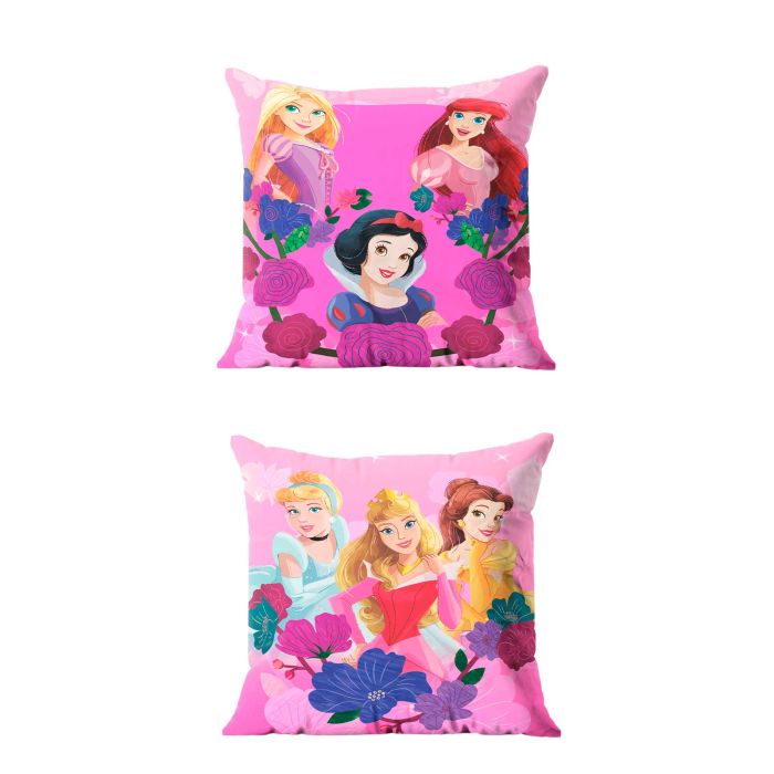 Cojín Decorativo Reversible Princesas Flores