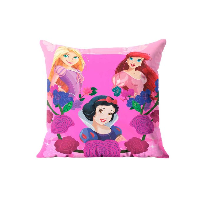 Cojín Decorativo Reversible Princesas Flores
