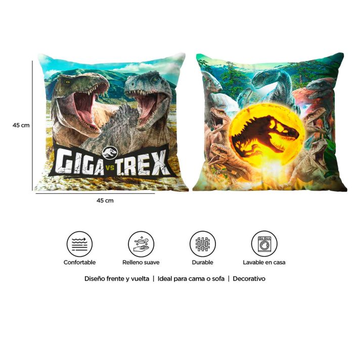Cojín Decorativo Reversible Jurassic World