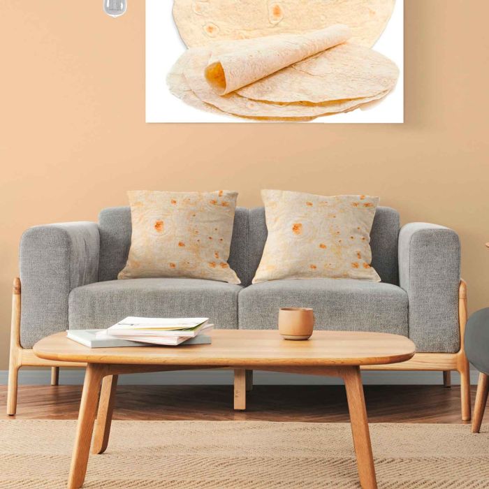 Cojín Decorativo Reversible Tortilla de Harina
