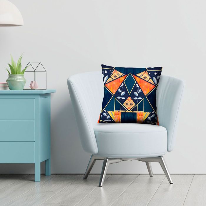 Cojín Decorativo Reversible Rombos