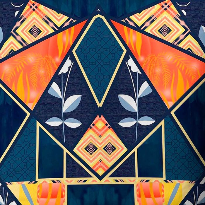 Cojín Decorativo Reversible Rombos