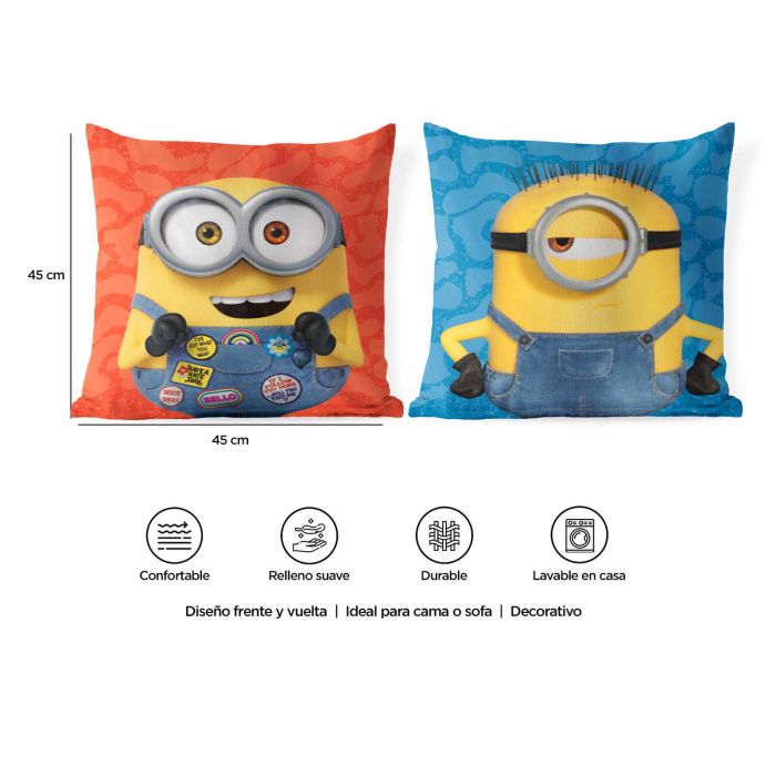 Cojín Decorativo Reversible Minions