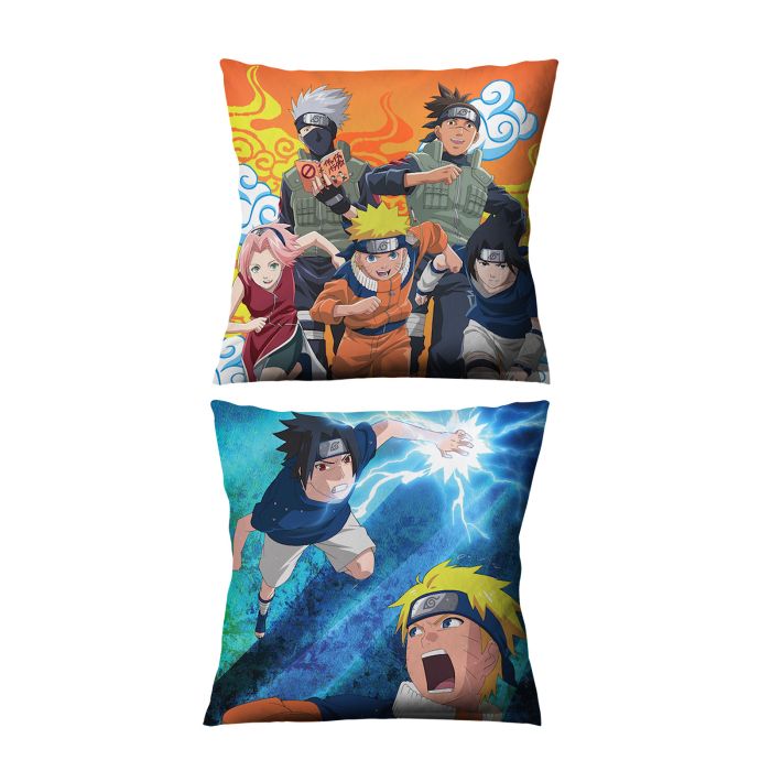 Cojín Decorativo Reversible Naruto Combate Team