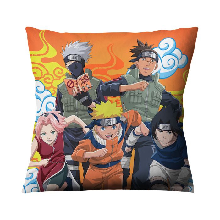 Cojín Decorativo Reversible Naruto Combate Team