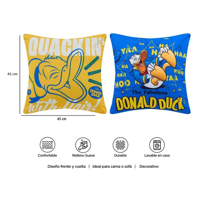 Cojín Decorativo Reversible Donald Haha