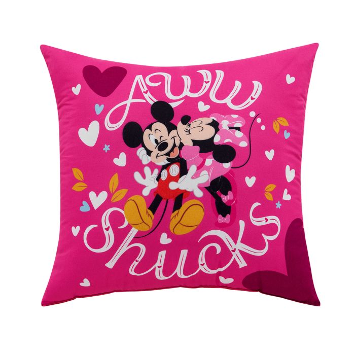 Cojín Decorativo Reversible Mickey & Minnie Cariñitos
