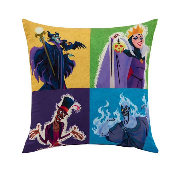 Cojín Decorativo Reversible Disney Villanos Fechorías