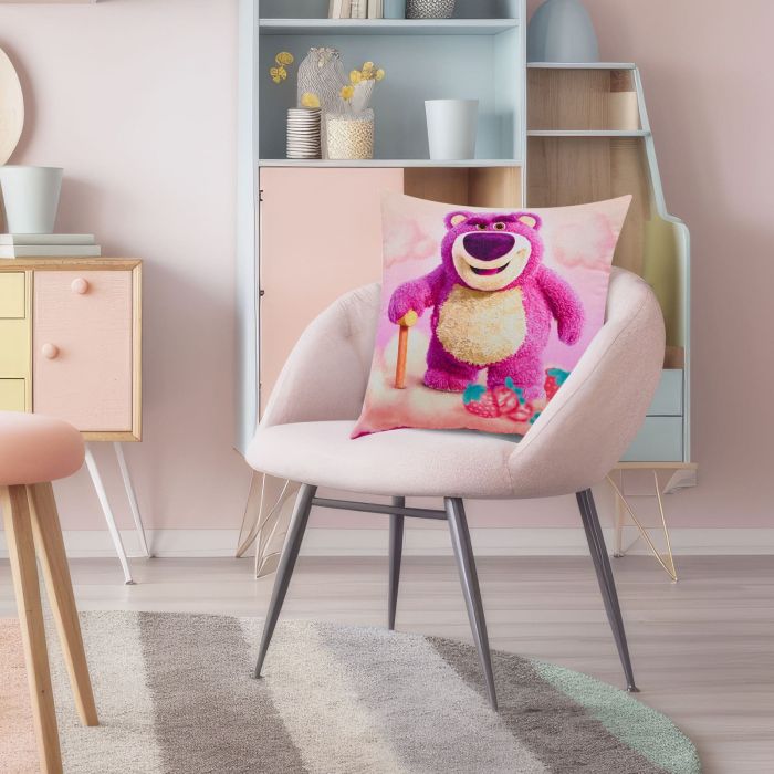 Cojín Decorativo Reversible Lotso Hello