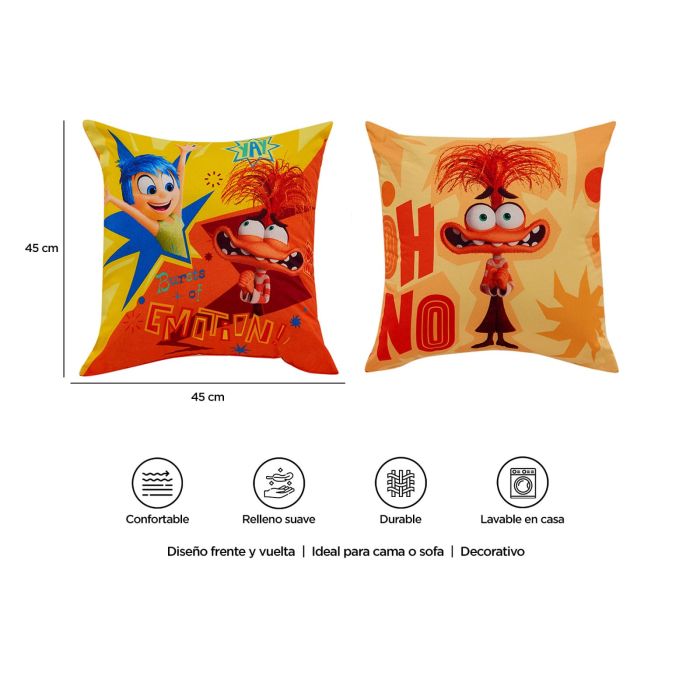 Cojín Decorativo Reversible Intensamente Emotion
