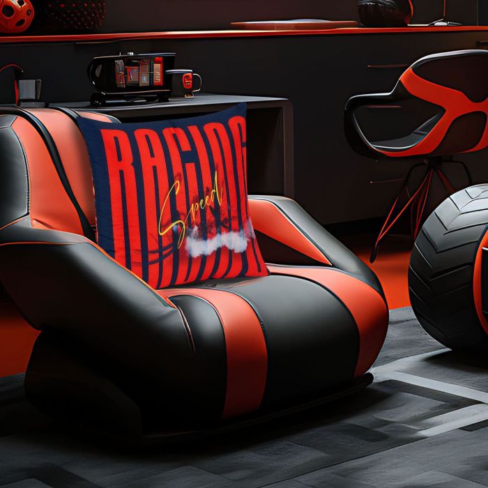 Cojín Decorativo Reversible Racing Red