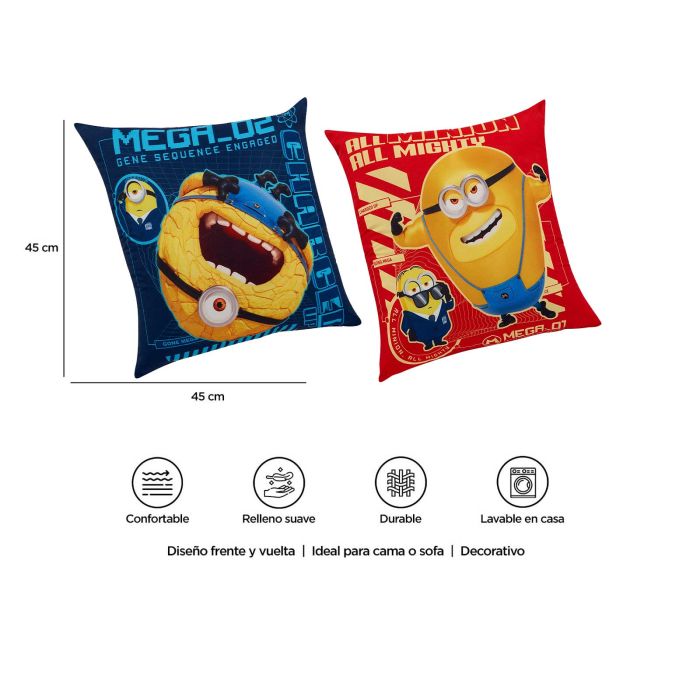 Cojín Decorativo Reversible Minions Potencia