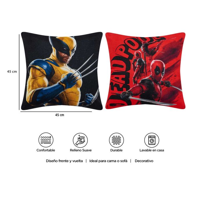 Cojín Decorativo Reversible Deadpool Armas