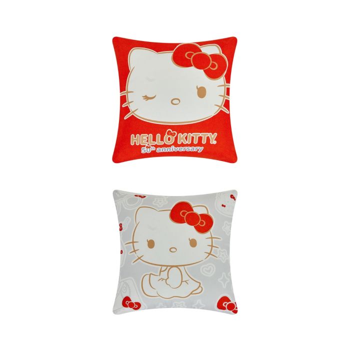 Cojín Decorativo Reversible Kitty 50 Aniversario
