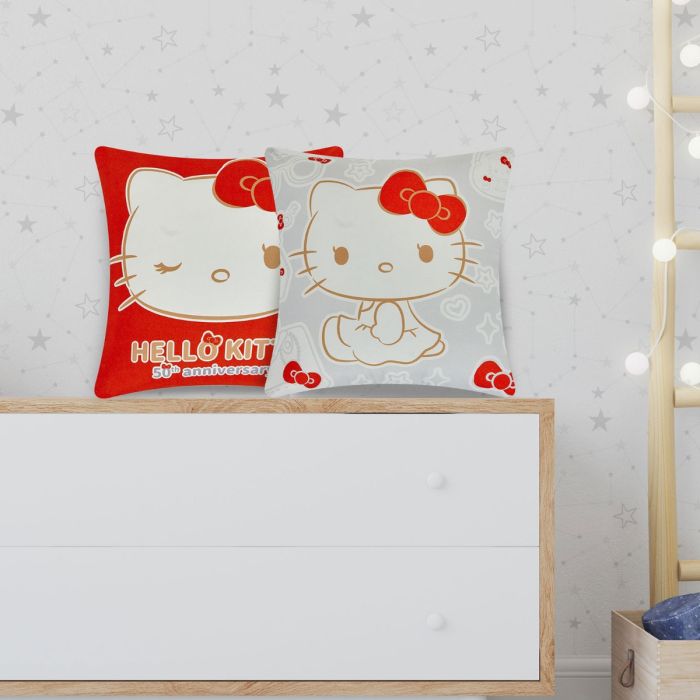 Cojín Decorativo Reversible Kitty 50 Aniversario