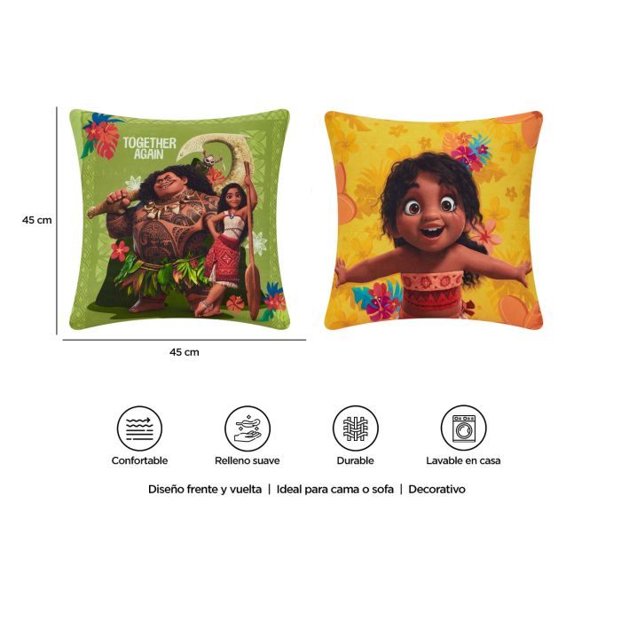Cojín Decorativo Reversible Moana Again
