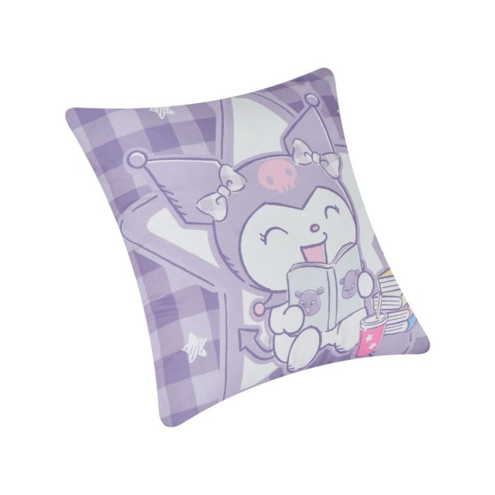 Cojín Decorativo Reversible Kuromi Alegre