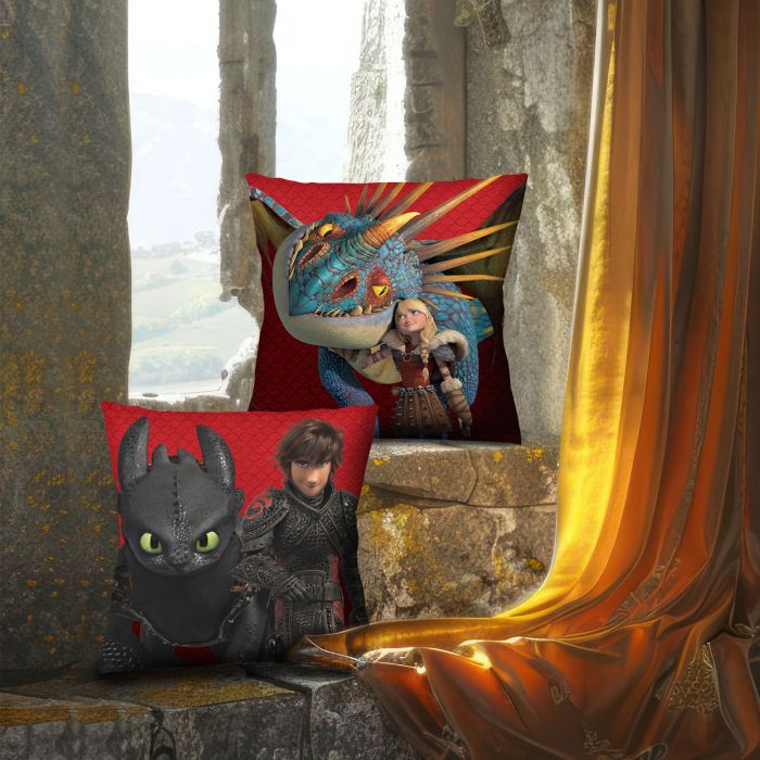 Cojín Decorativo Reversible Dragon Feroz