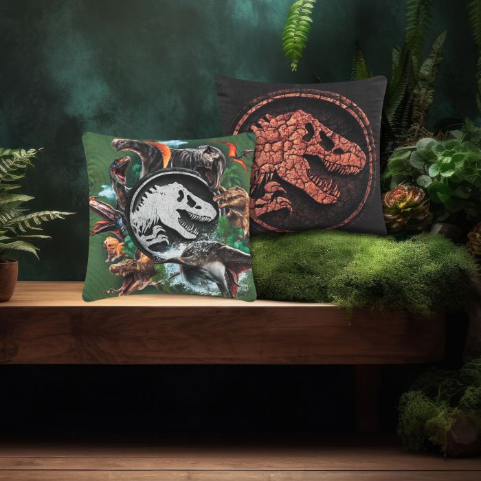 Cojín Decorativo Reversible Jurassic World Bones