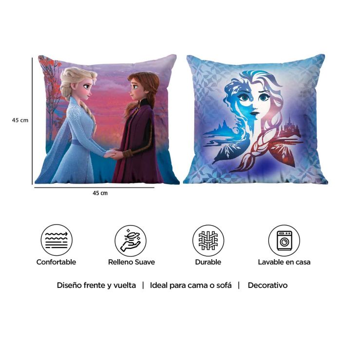 Cojín Decorativo Reversible Frozen 2 Hidden