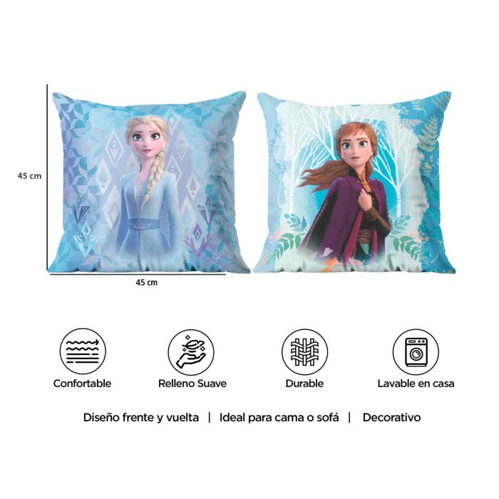 Cojín Decorativo Reversible Frozen Spirit