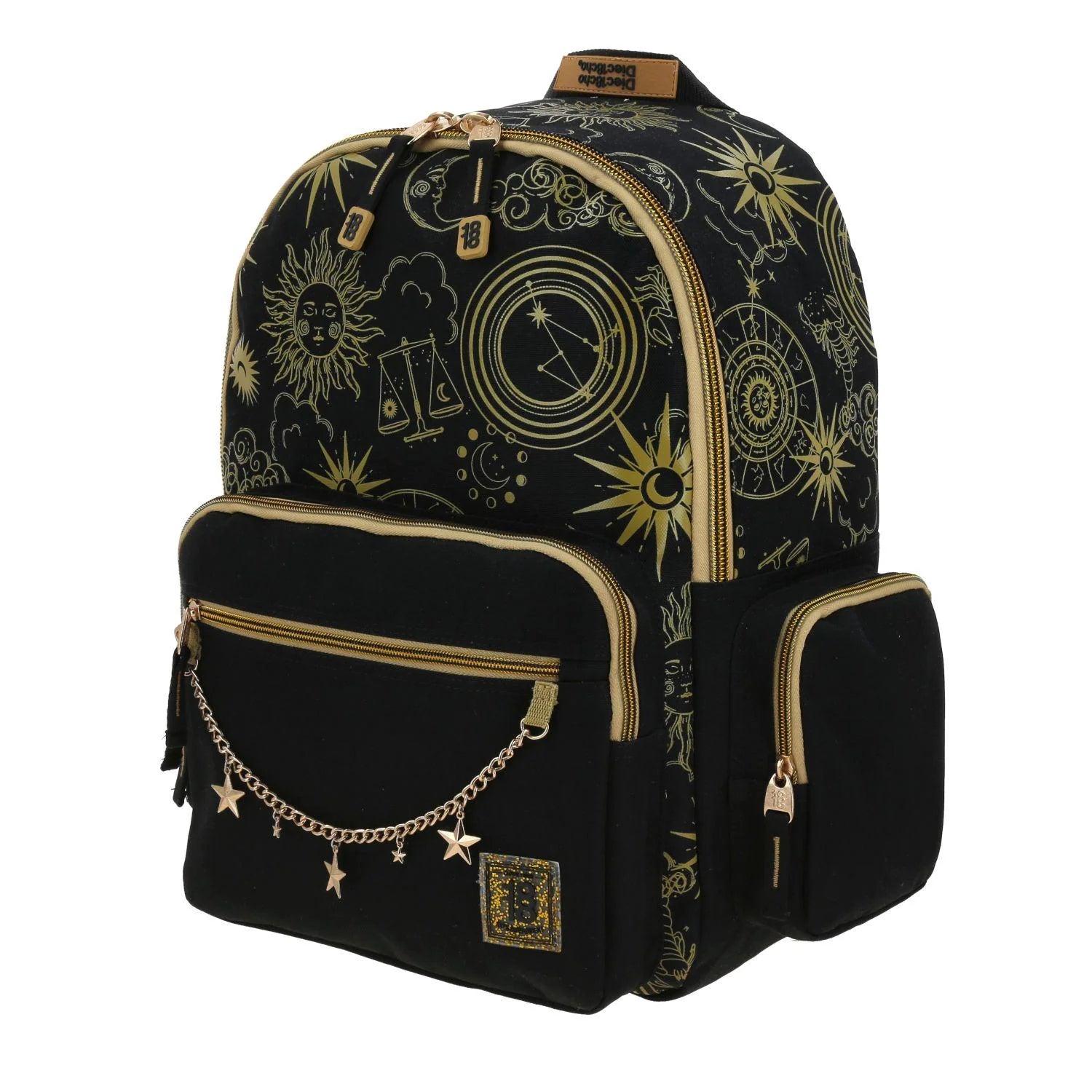 Mochila Negra Colgante Estrellas 1818 Suria