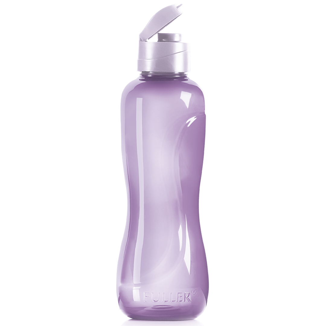 Botella de Plástico Lila Capacidad 1 Litro