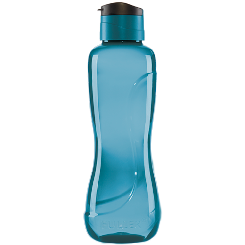 Botella de Plástico Turquesa Capacidad 1 Litro