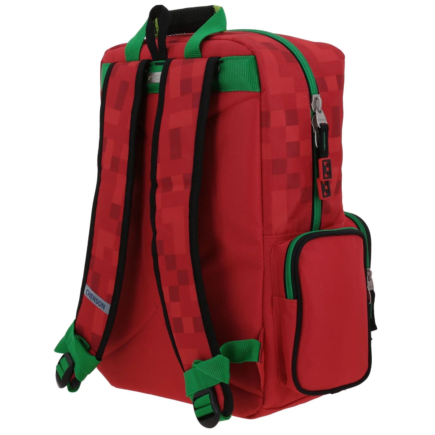 Mochila Gamer Chenson Galaga 3D - Diseño Exclusivo Rojo