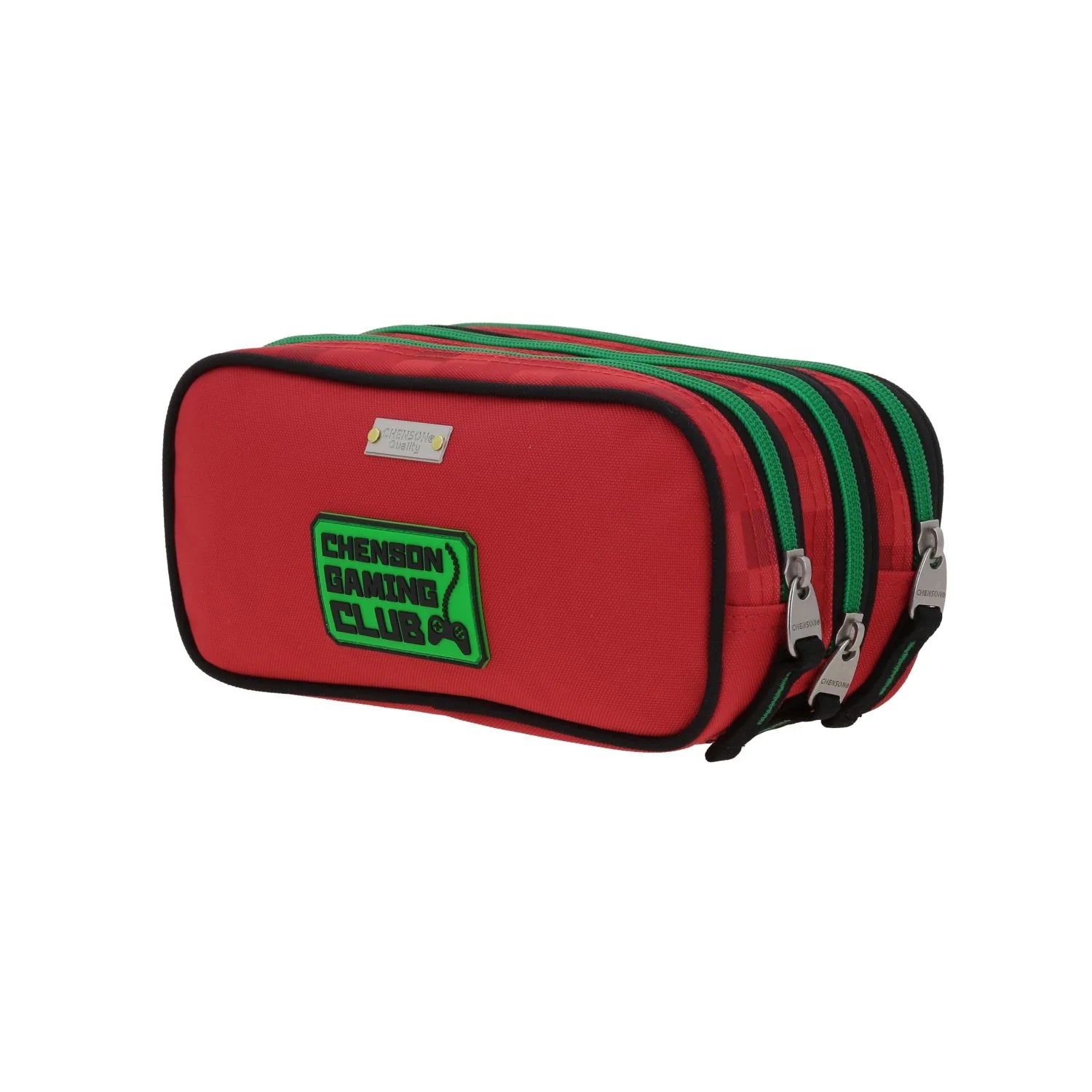 Estuche de Lápices Gamer Chenson Rojo - Diseño Galaga 3D