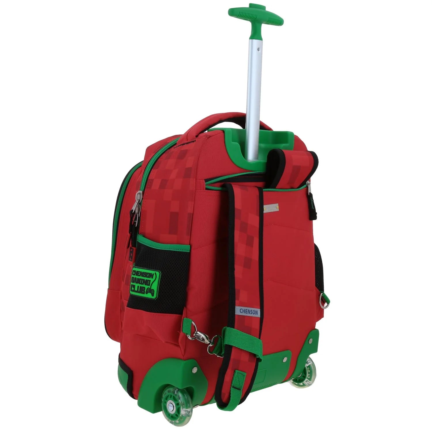 Mochila Escolar Chenson Galaga con Ruedas - Roja