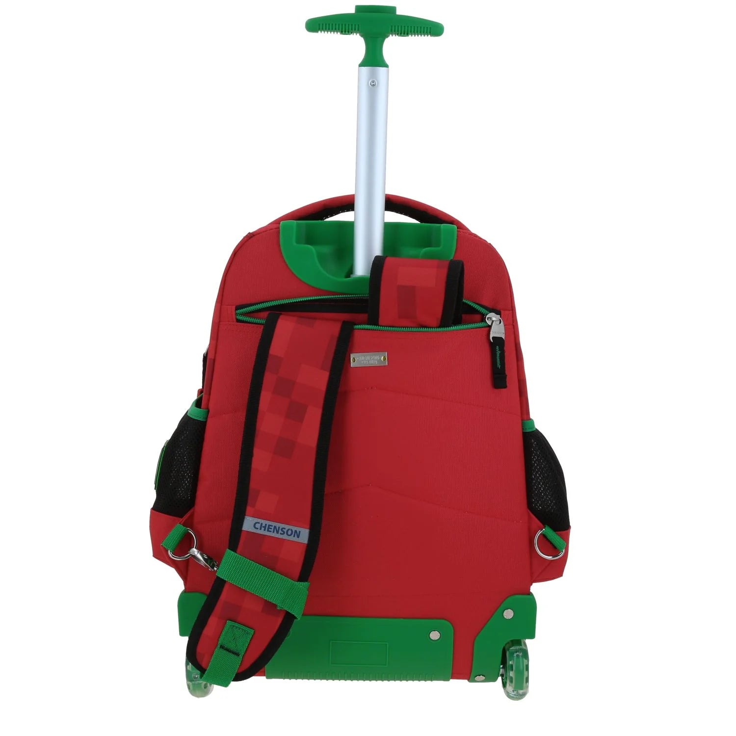 Mochila Escolar Chenson Galaga con Ruedas - Roja
