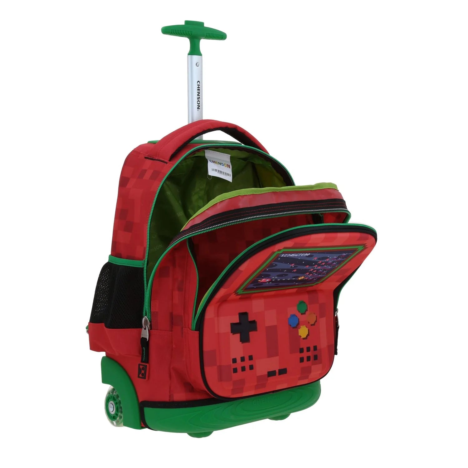 Mochila Escolar Chenson Galaga con Ruedas - Roja