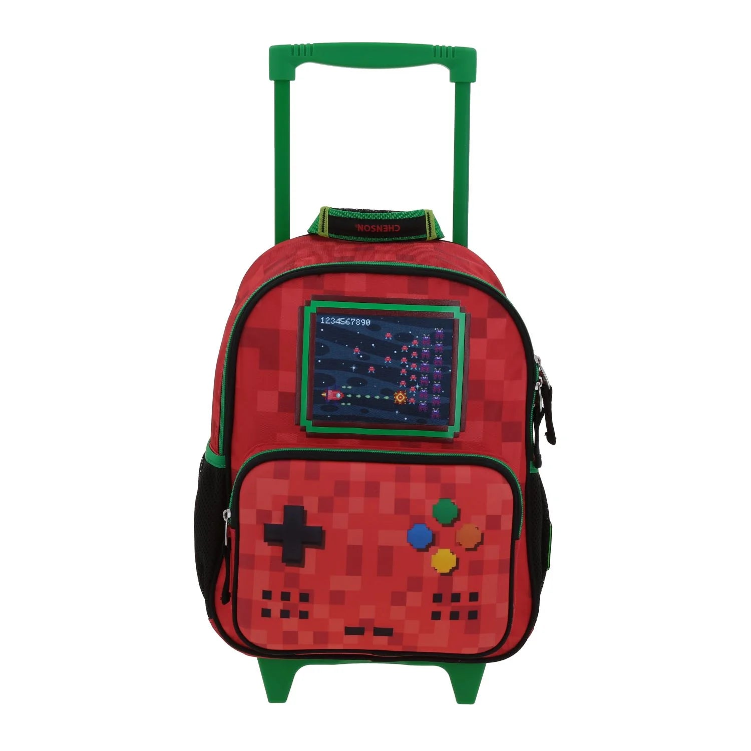 Mochila Escolar con Ruedas Chenson Galaga - Roja