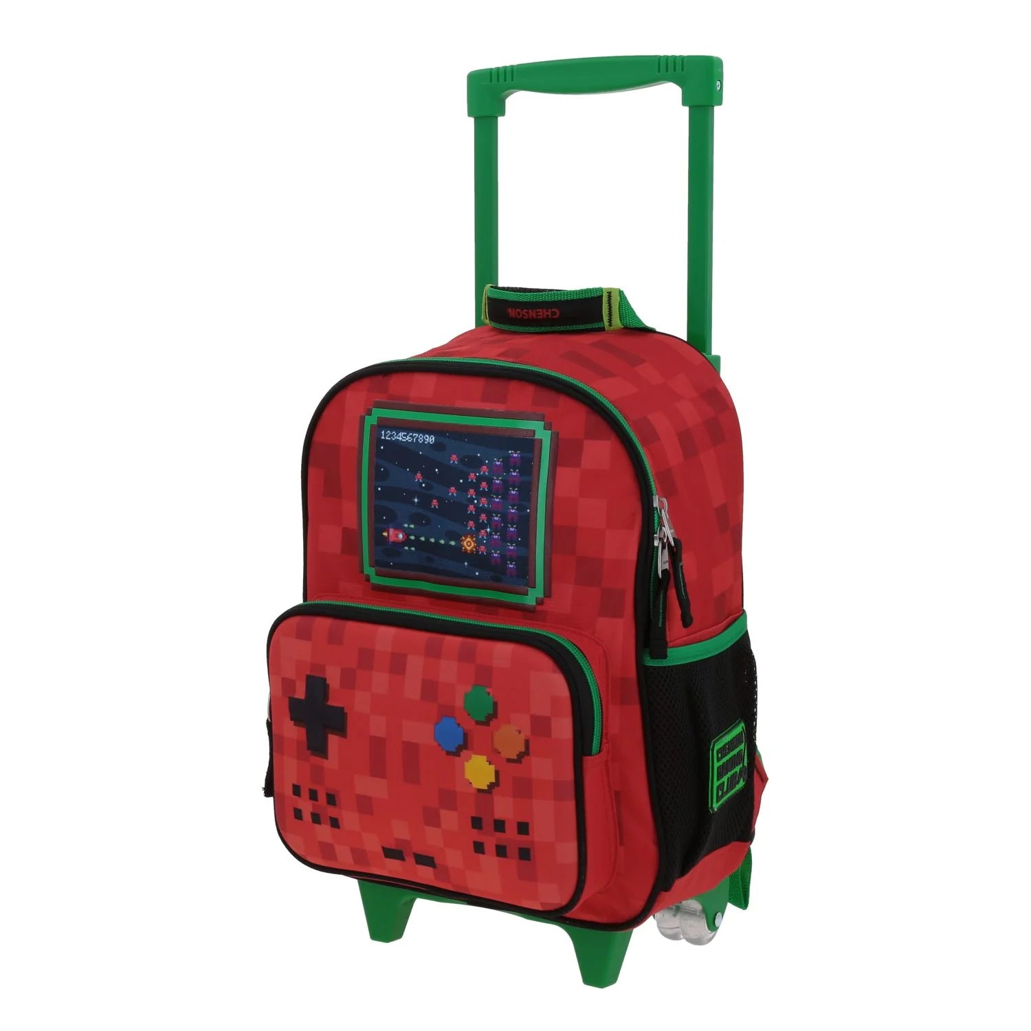 Mochila Escolar con Ruedas Chenson Galaga - Roja