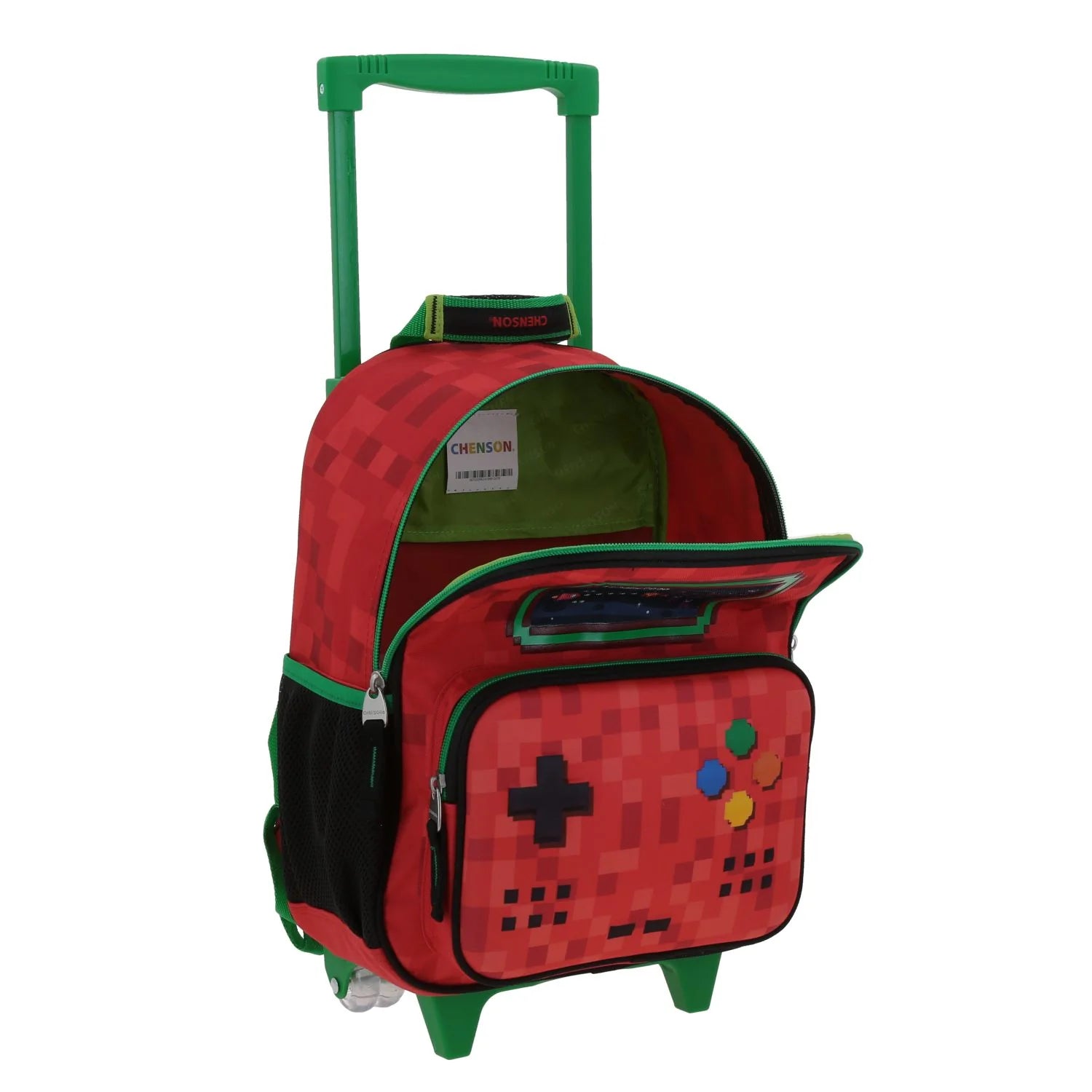 Mochila Escolar con Ruedas Chenson Galaga - Roja