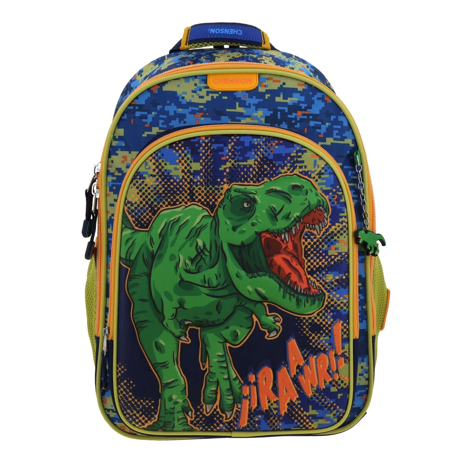 Mochila Escolar 3D Dinosaurio Azul Chenson Korav