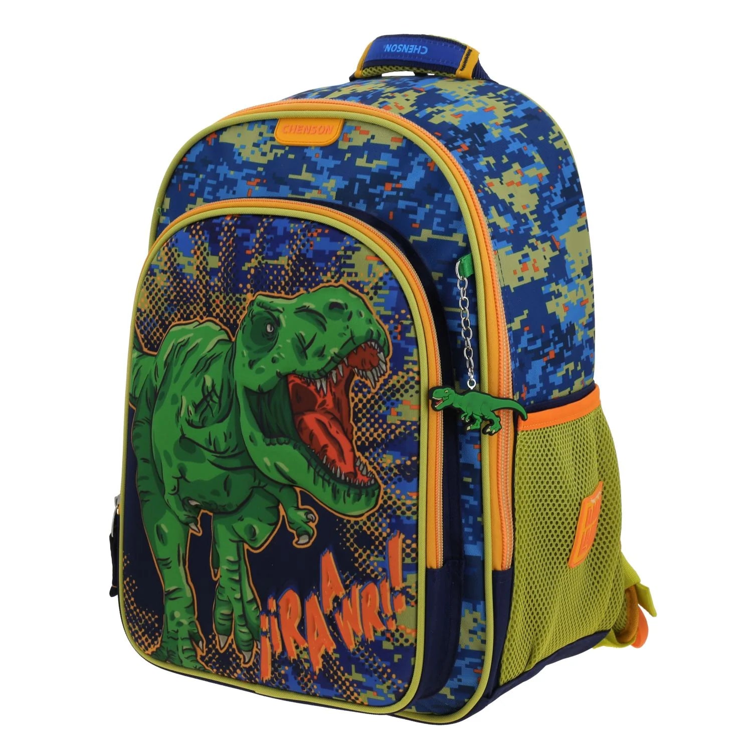 Mochila Escolar 3D Dinosaurio Azul Chenson Korav