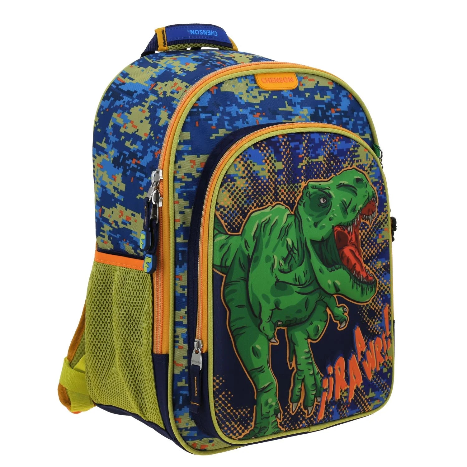 Mochila Escolar 3D Dinosaurio Azul Chenson Korav