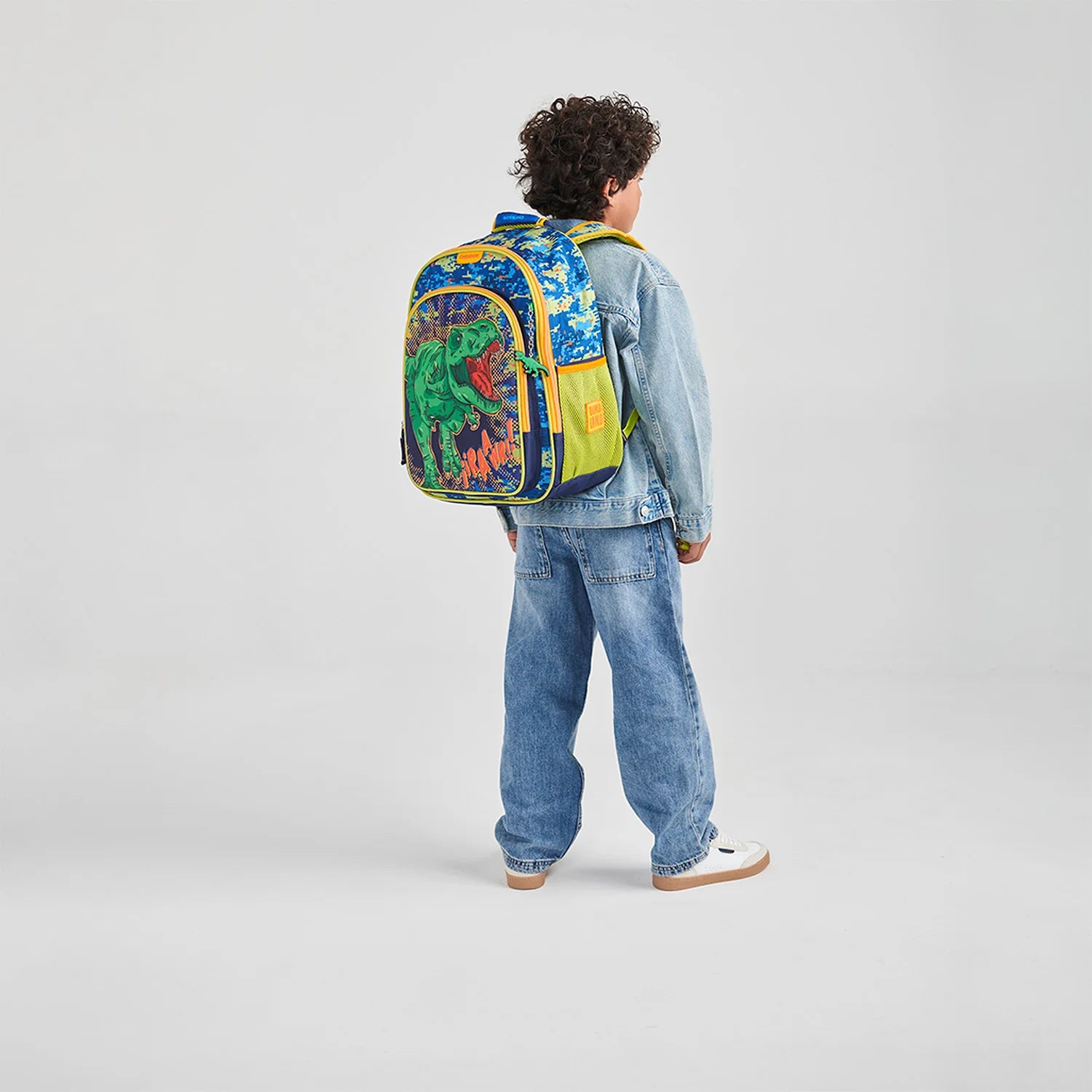 Mochila Escolar 3D Dinosaurio Azul Chenson Korav