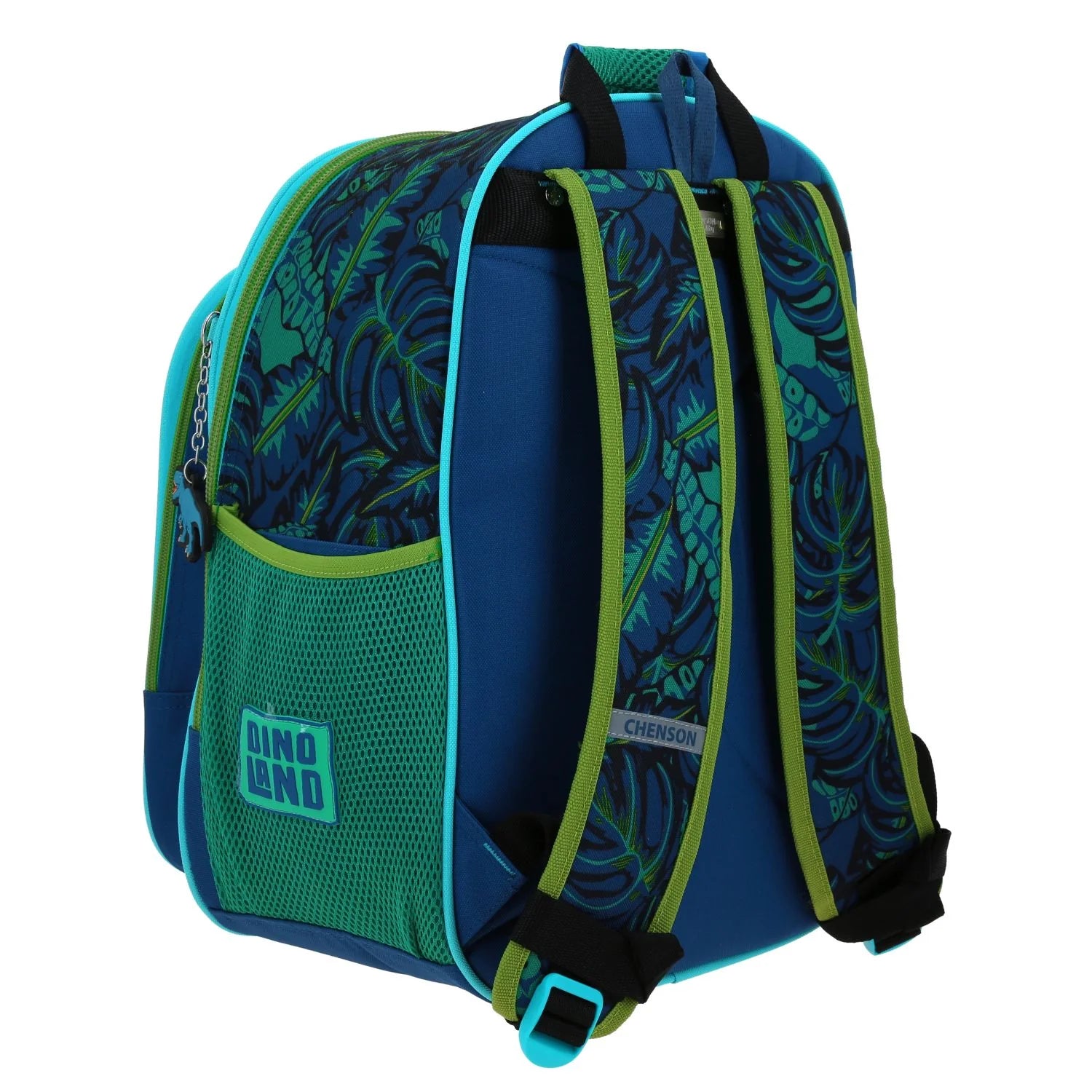 Mochila Escolar Chenson Raptors - Diseño 6D Azul