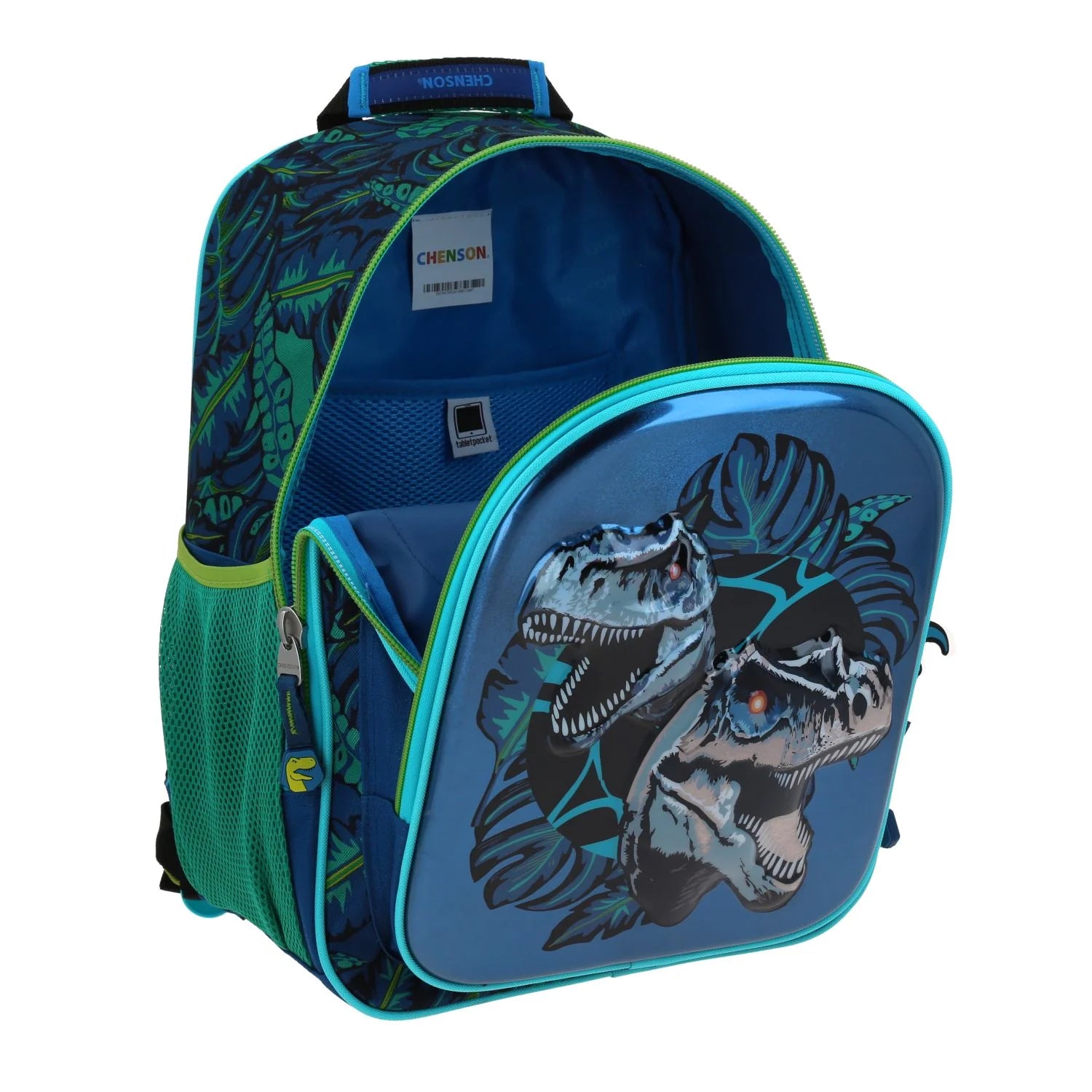 Mochila Escolar Chenson Raptors - Diseño 6D Azul