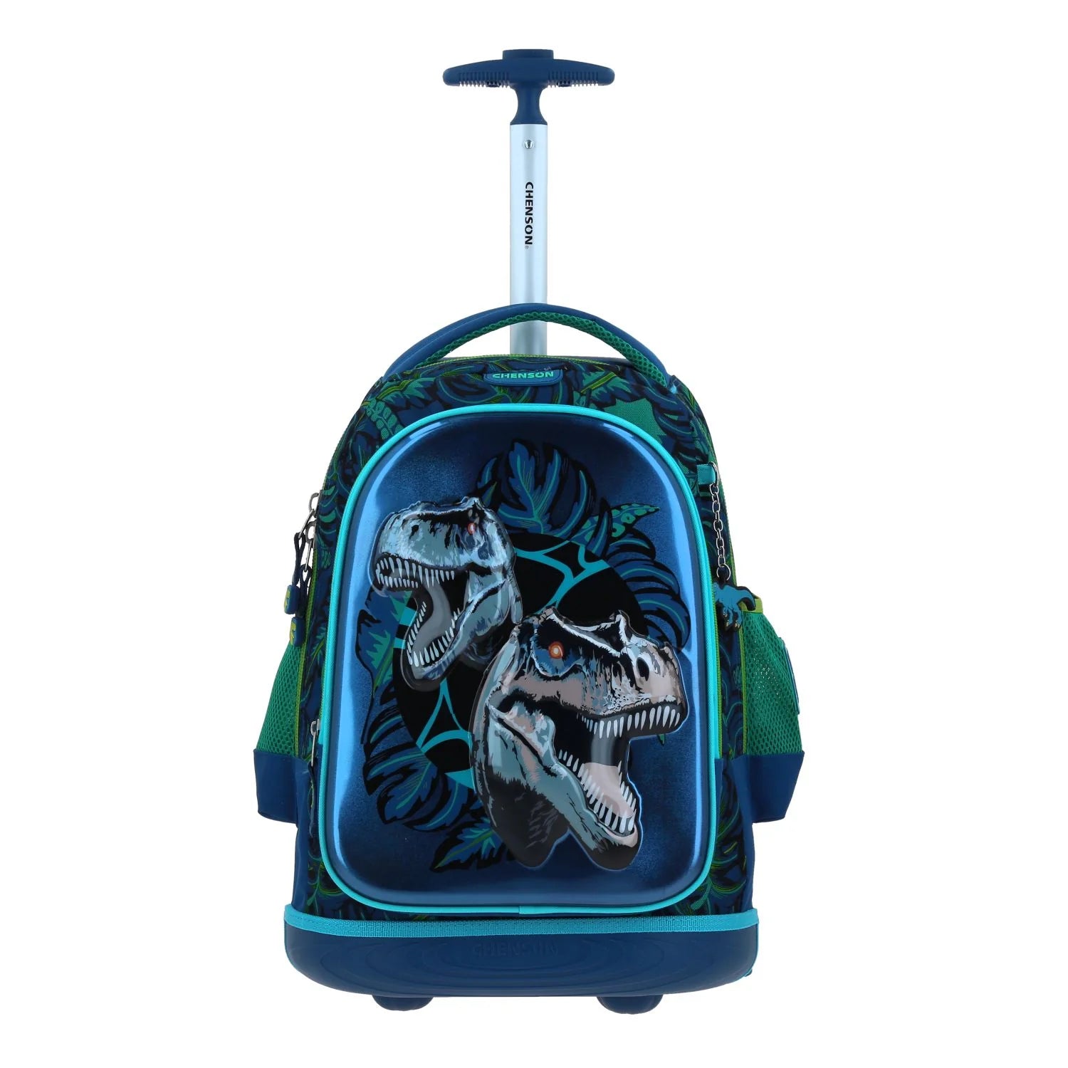Mochila Escolar con Ruedas Raptors 6D - Azul