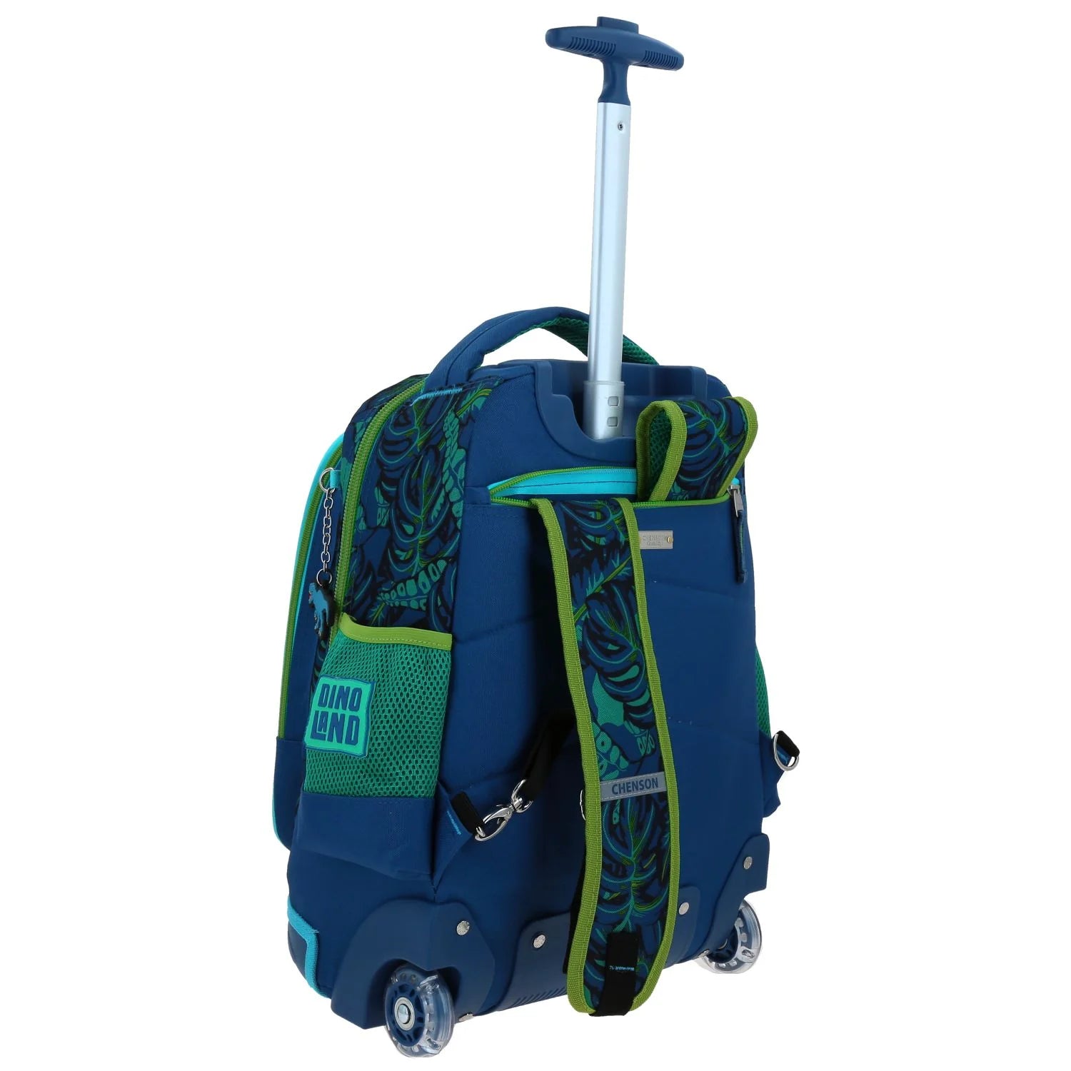 Mochila Escolar con Ruedas Raptors 6D - Azul