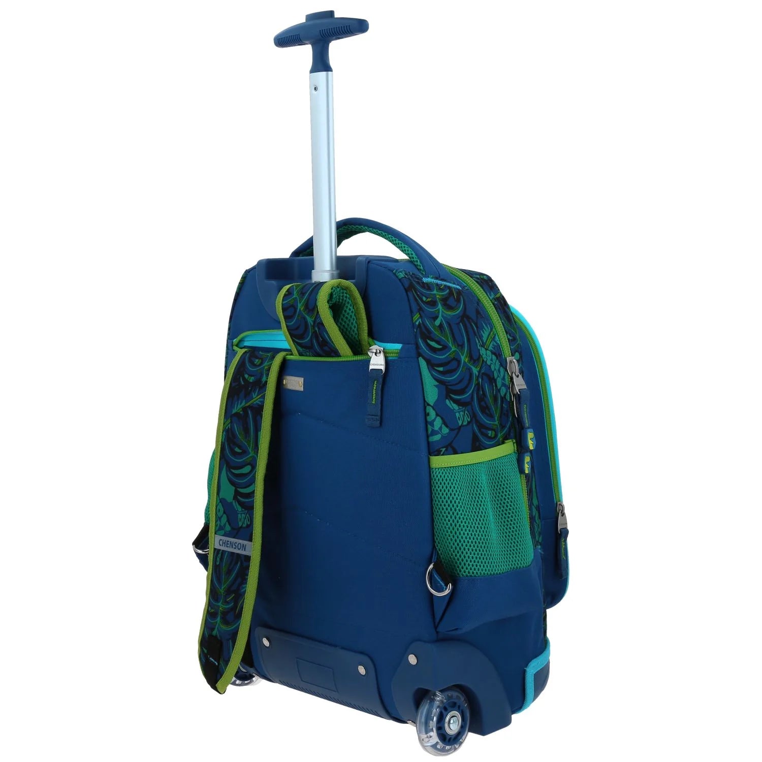 Mochila Escolar con Ruedas Raptors 6D - Azul