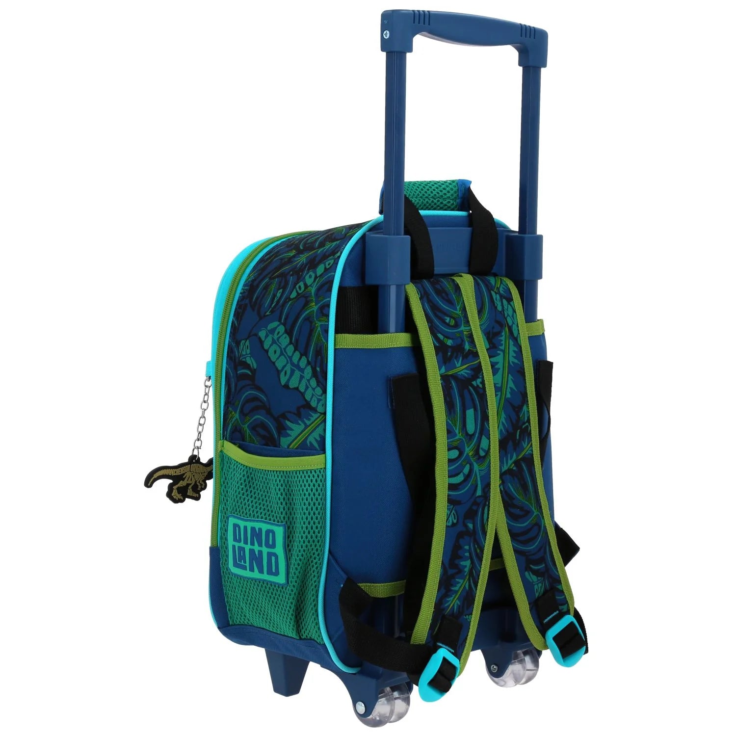 Mochila Escolar con Ruedas Chenson Raptors 6D - Azul
