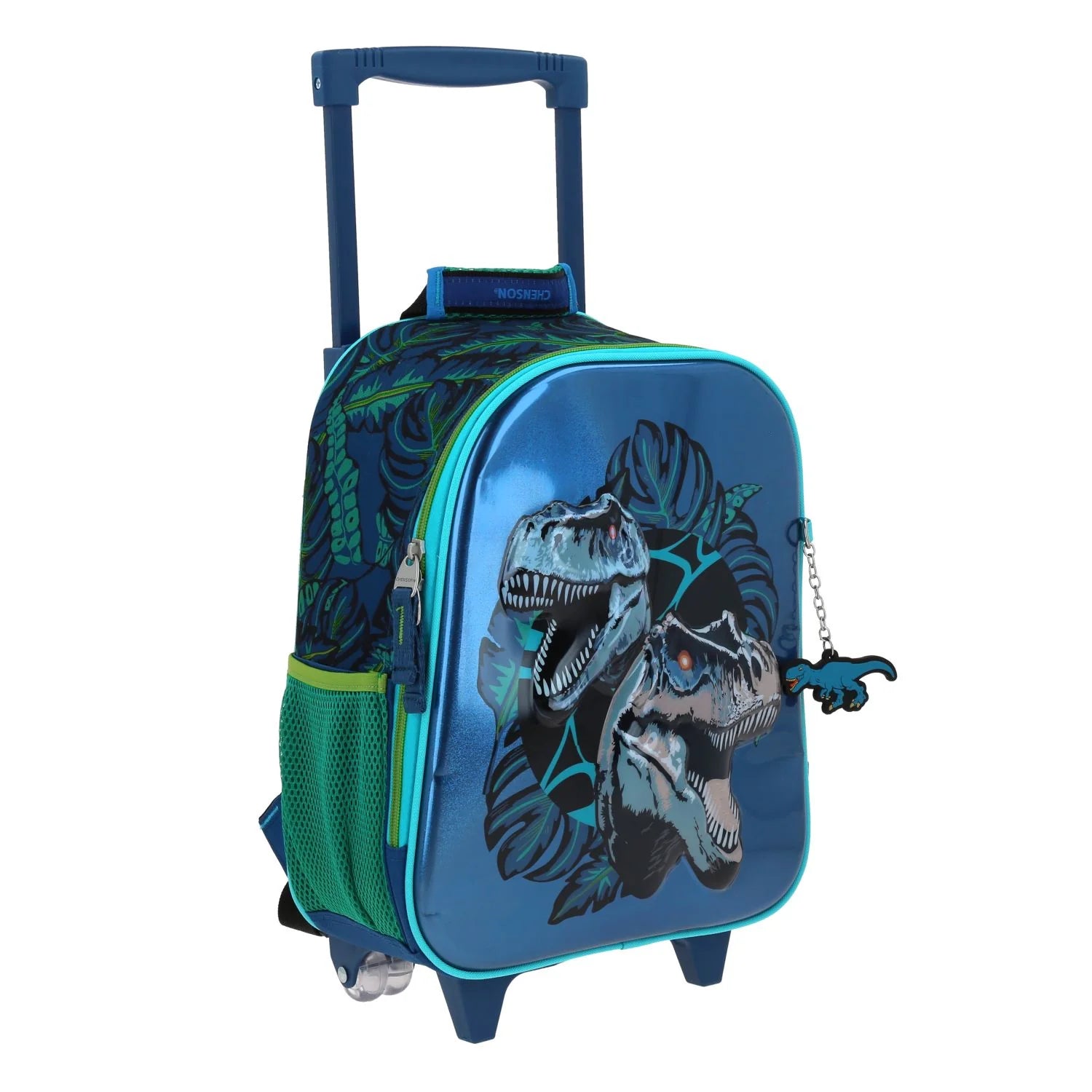 Mochila Escolar con Ruedas Chenson Raptors 6D - Azul