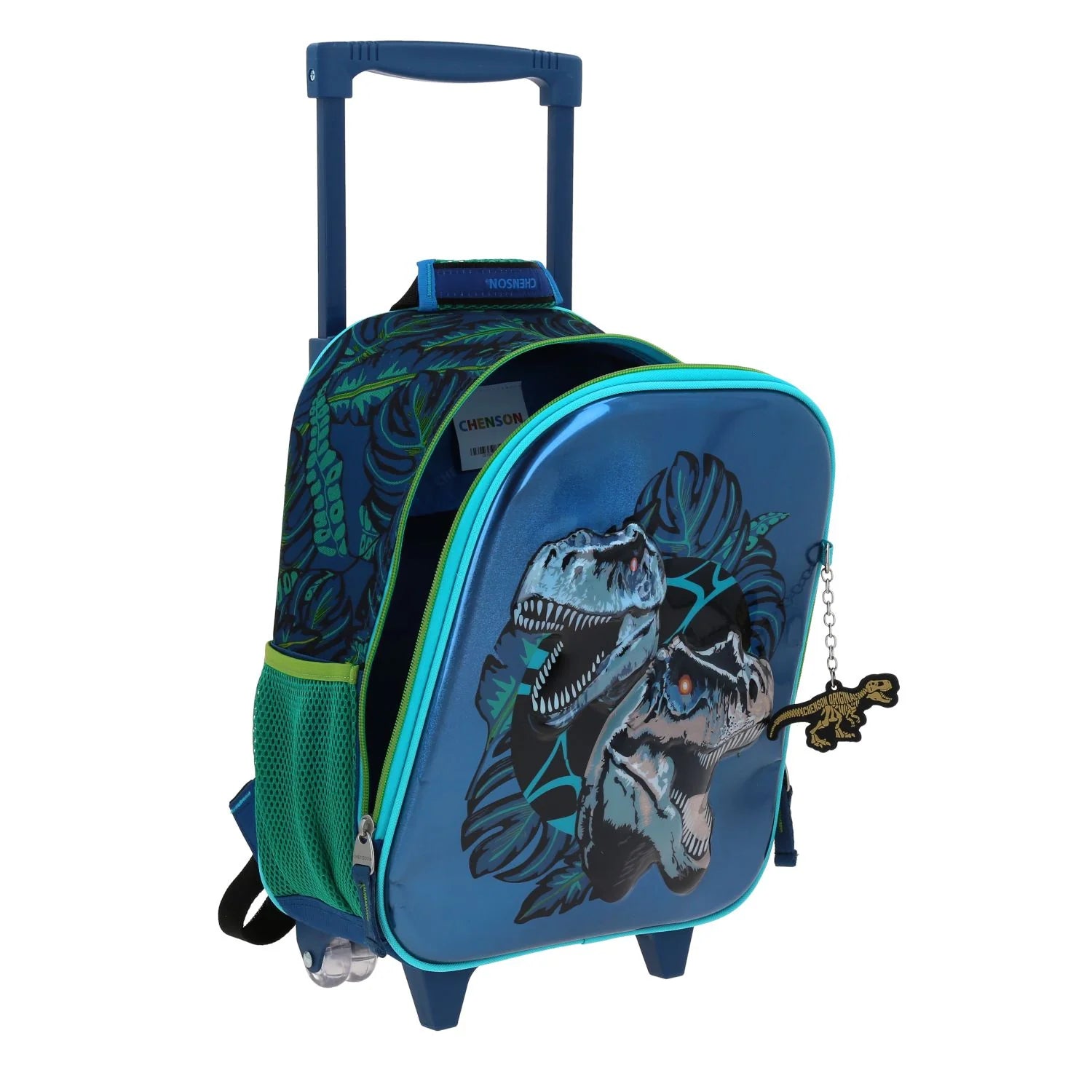 Mochila Escolar con Ruedas Chenson Raptors 6D - Azul