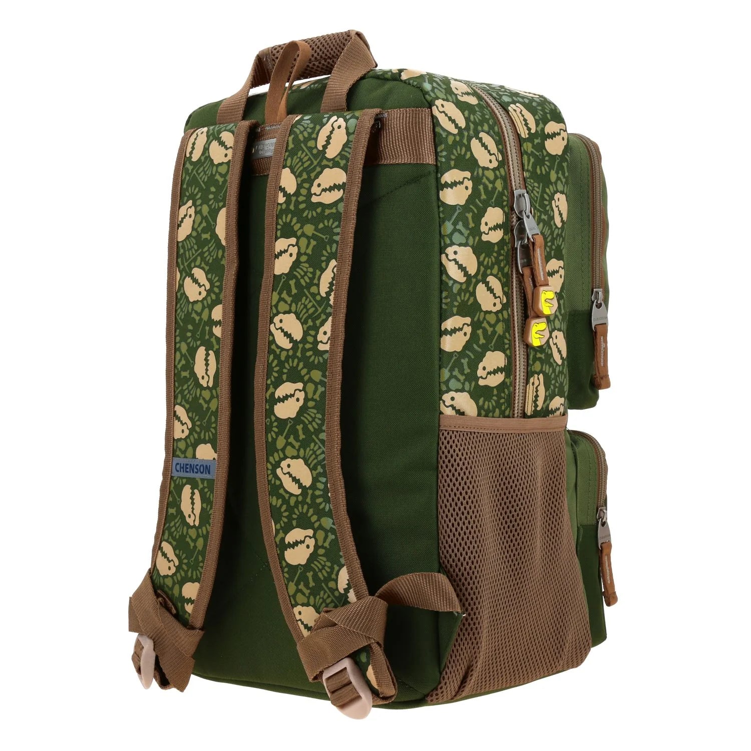 Mochila Escolar Dinosaurio Verde Militar - Chenson Sagaz